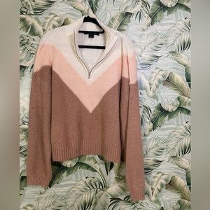 French Connection quarter zip sweater